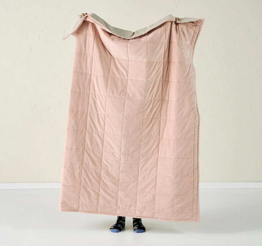 Loft 130x170cm Throw Rug Pink Salt