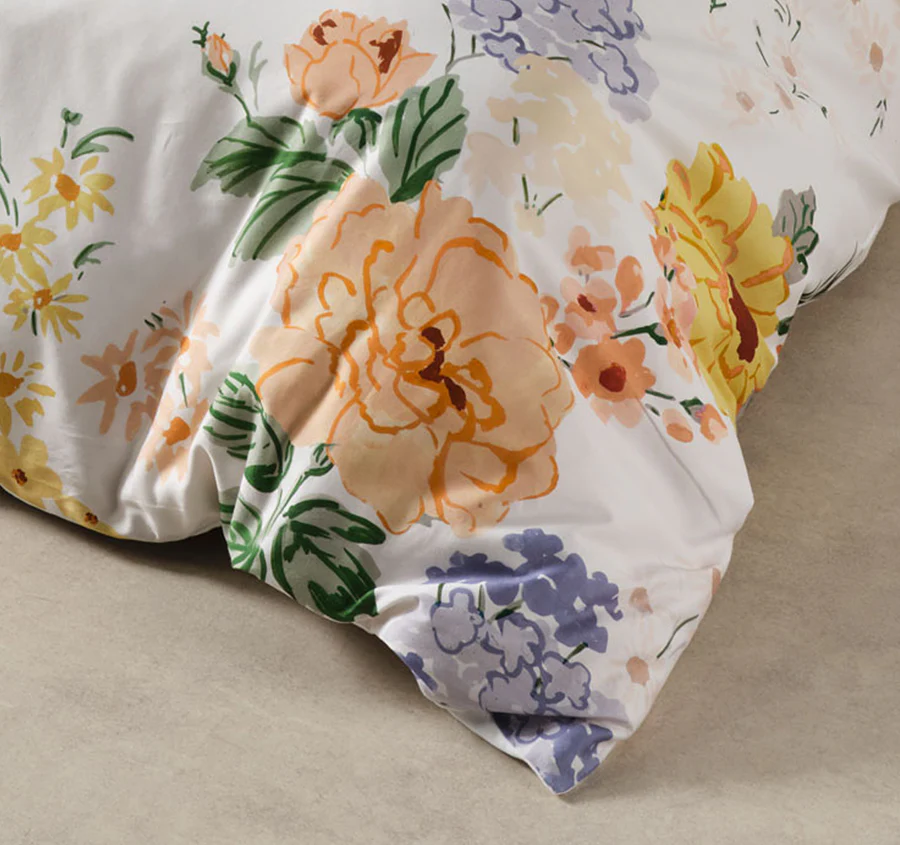 Lyra Quilt Cover Set Range Peach - Image 3