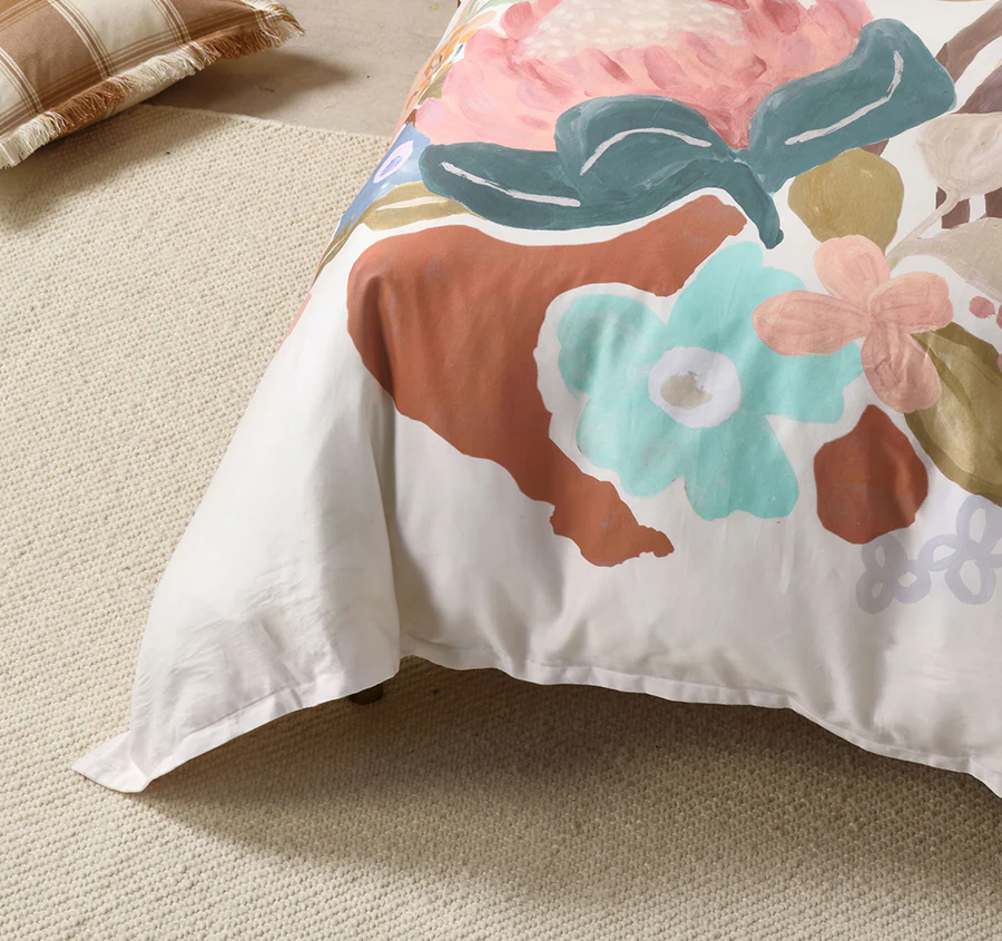 Maeve Quilt Cover Set Range Clay - Image 3