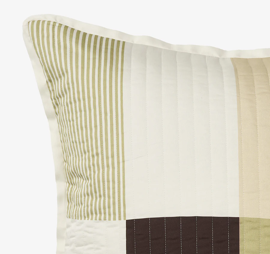Mateo European Pillowcase Khaki - Image 2