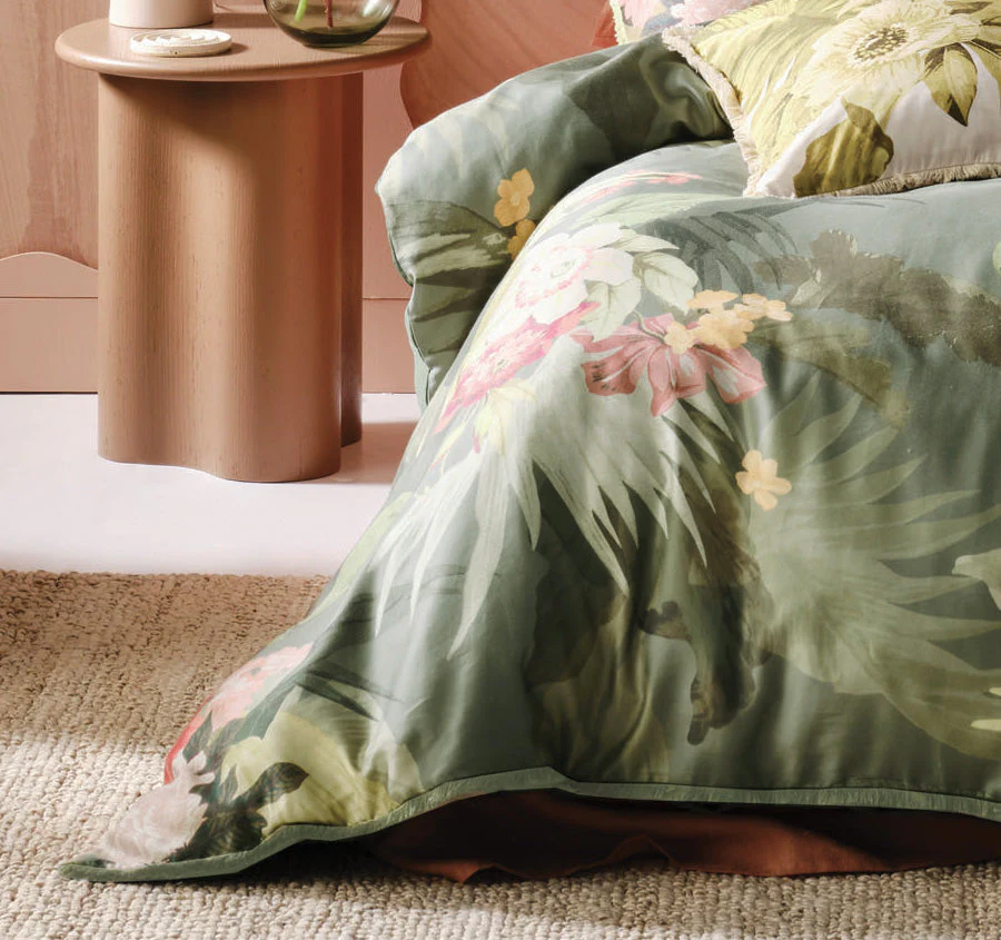 Matira Quilt Cover Set Range Green - Image 3
