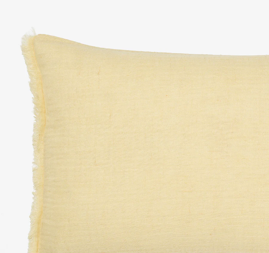 Maya 40x60cm Filled Cushion Butter - Image 2