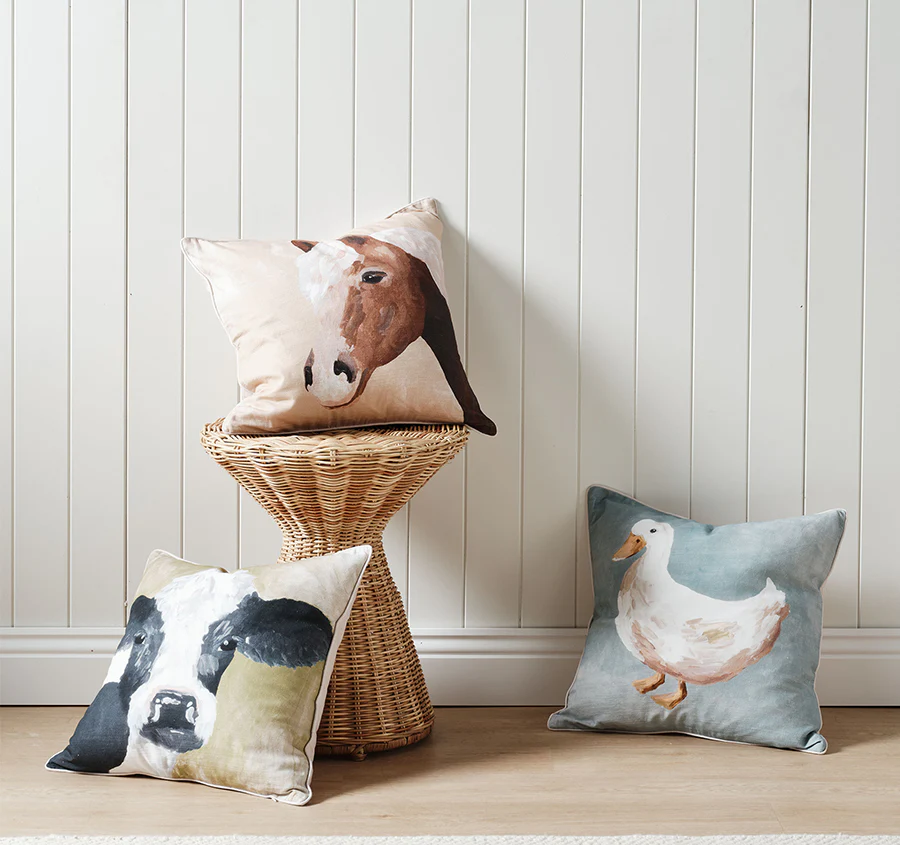 Milawa 48x48cm Filled Cushion Horse - Image 4