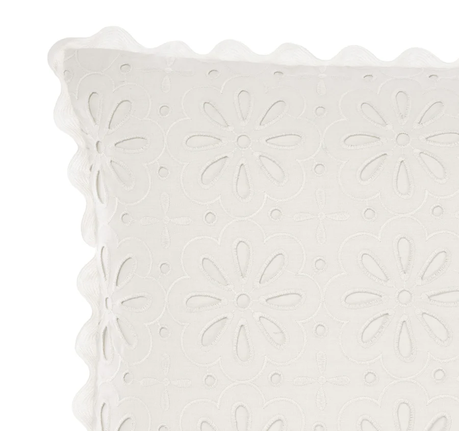 Miranda 48x48cm Filled Cushion White - Image 2