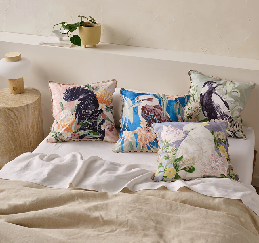 Morning Magpie 50x50cm Filled Cushion Multi - Image 3