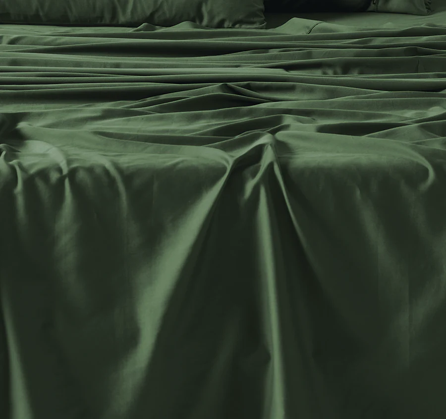 Nara 400THC Bamboo Cotton Mega Sheet Set Range Forest - Image 2