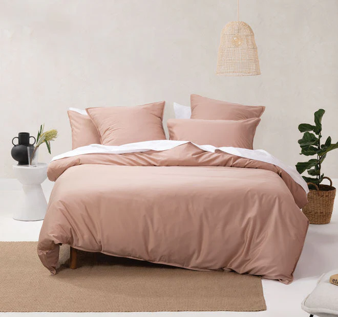 Nara 400THC Bamboo Cotton Standard Pillowcase Clay - Image 4