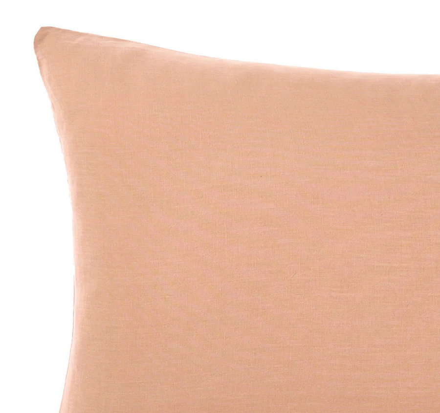 Nimes Linen Standard Pillowcase Clay - Image 2