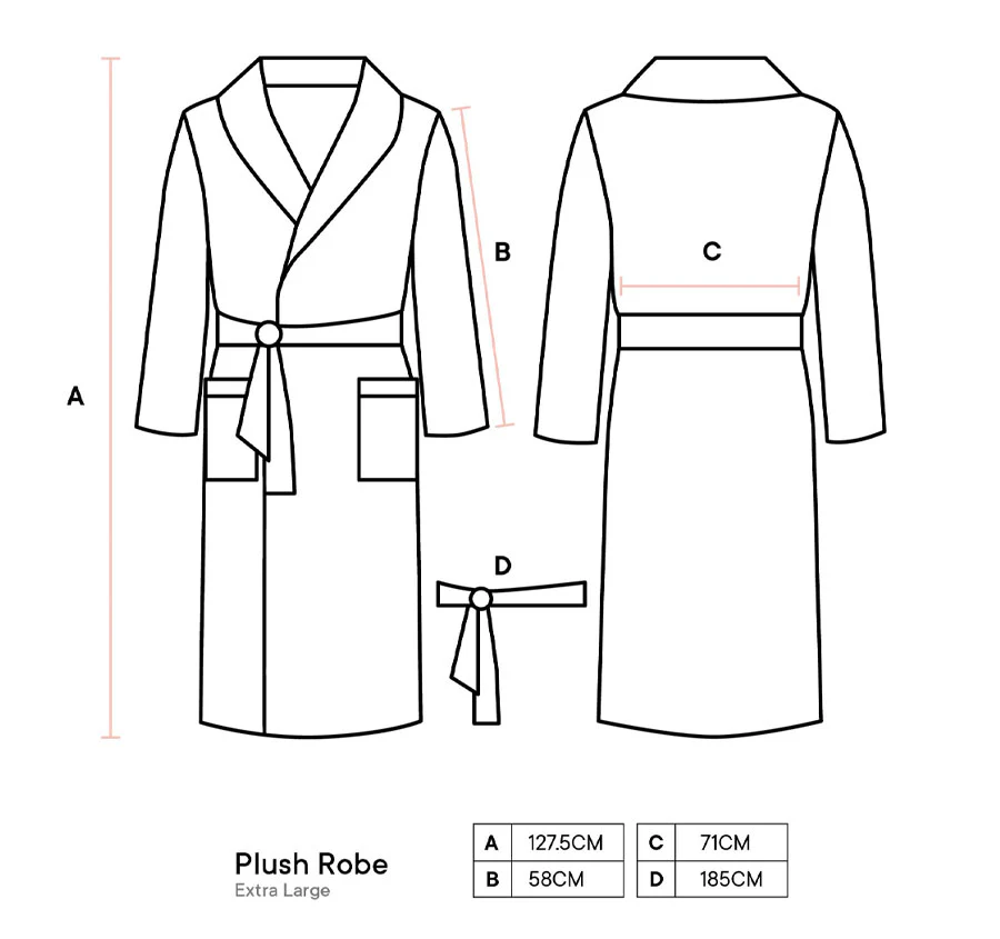 Ocean City Bathrobe Range Rosewood - Image 4