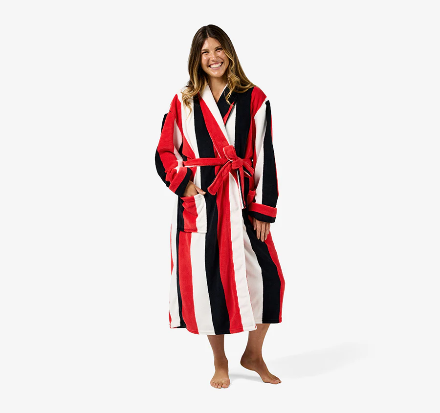 Palazzo Bathrobe Range Scarlet - Image 4