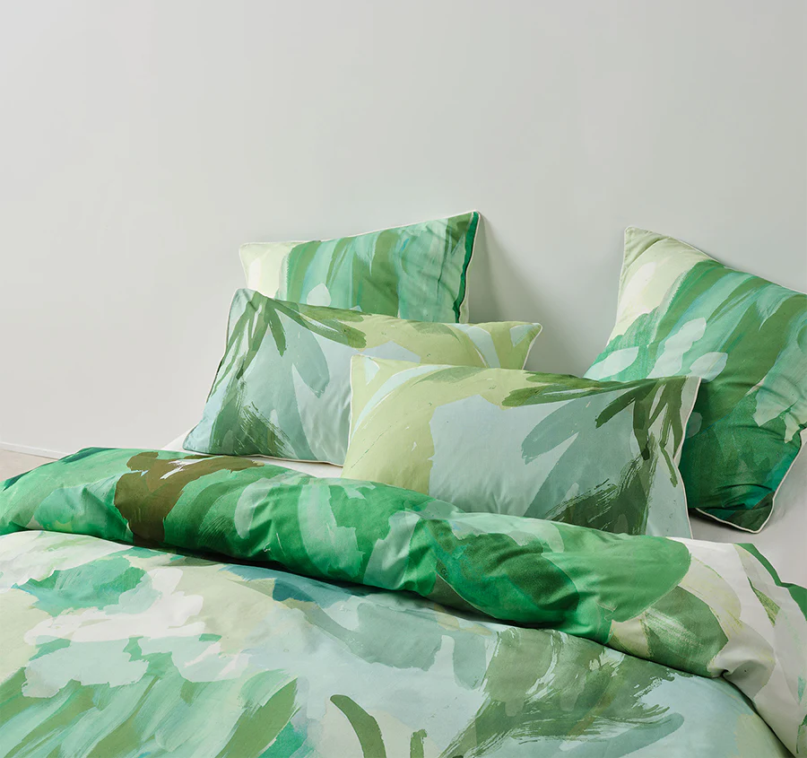 San Andreas Quilt Cover Set Range Pesto - Image 5