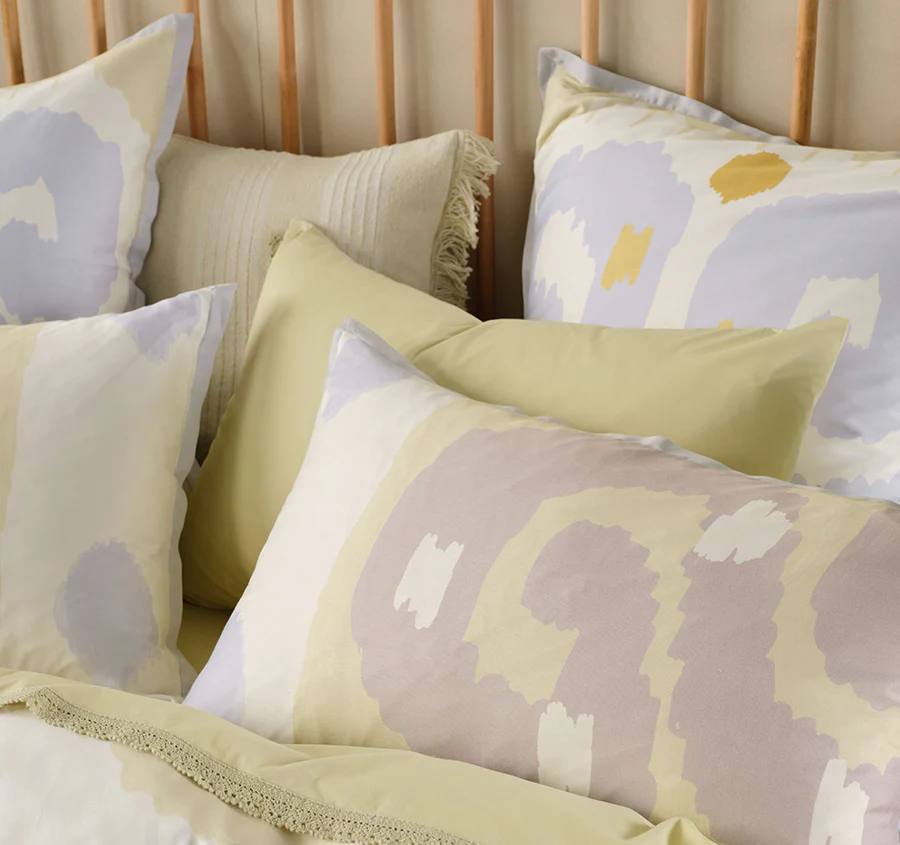 Sivan Quilt Cover Set Range Pistachio - Image 4