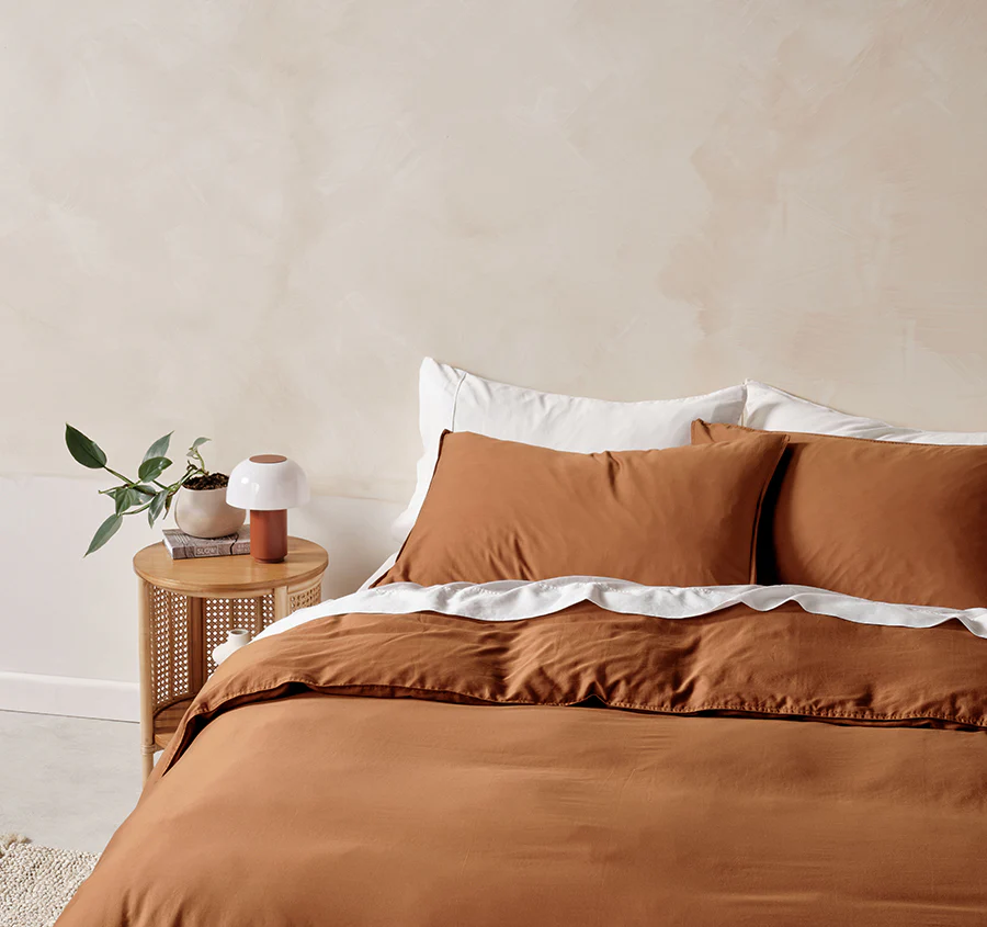 Surf Wash Quilt Cover Set Range Rust - Image 6