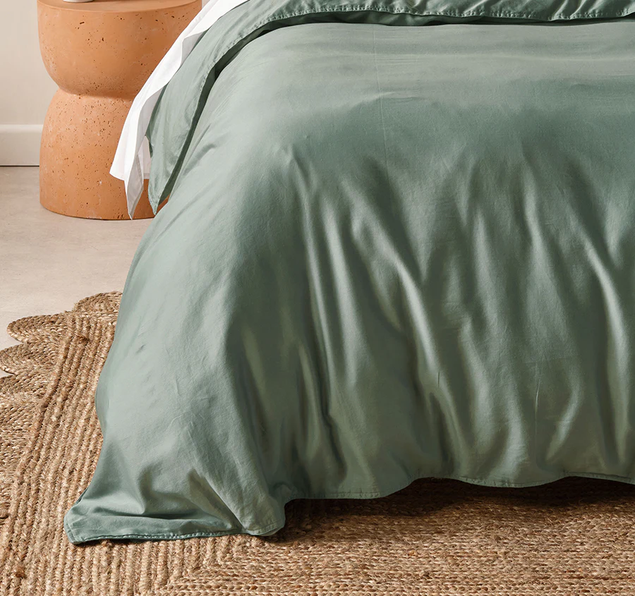 Surf Wash Quilt Cover Set Range Seafoam - Image 3