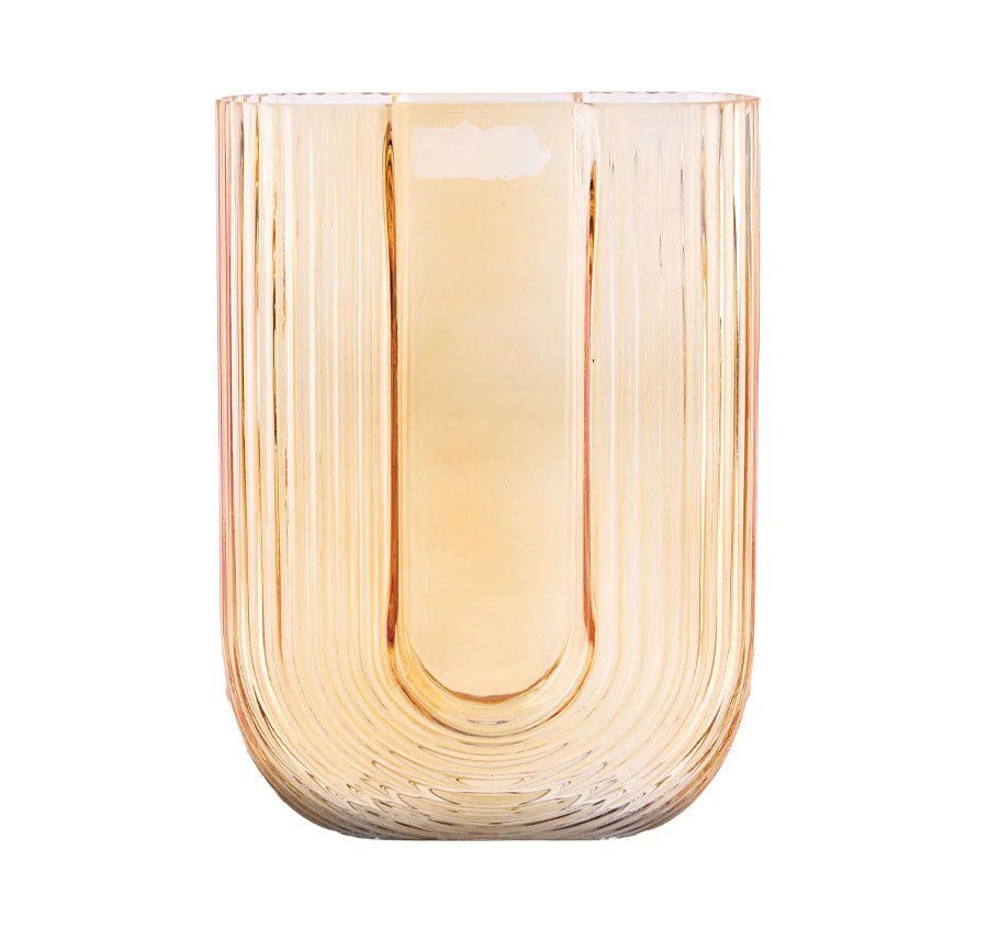 Usher 24cm Vase Peach