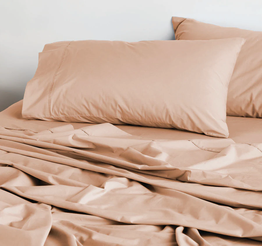 Vienna 300THC Cotton Sheet Set Range Clay - Image 4