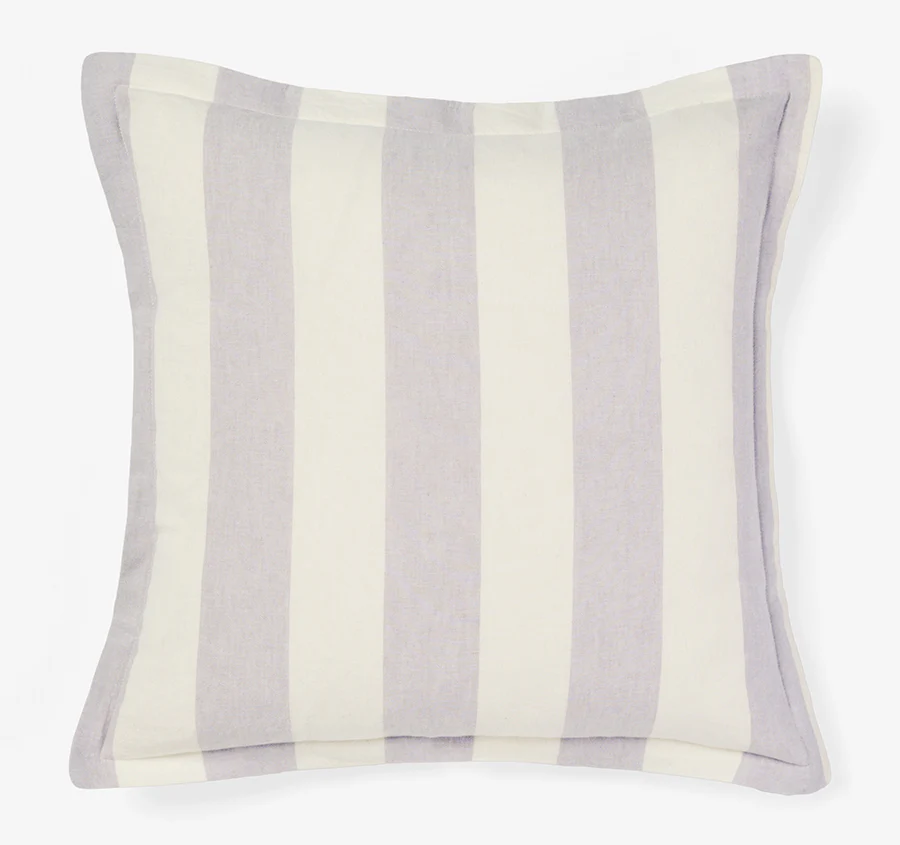 Vintage Stripe 48x48cm Filled Cushion Lavender