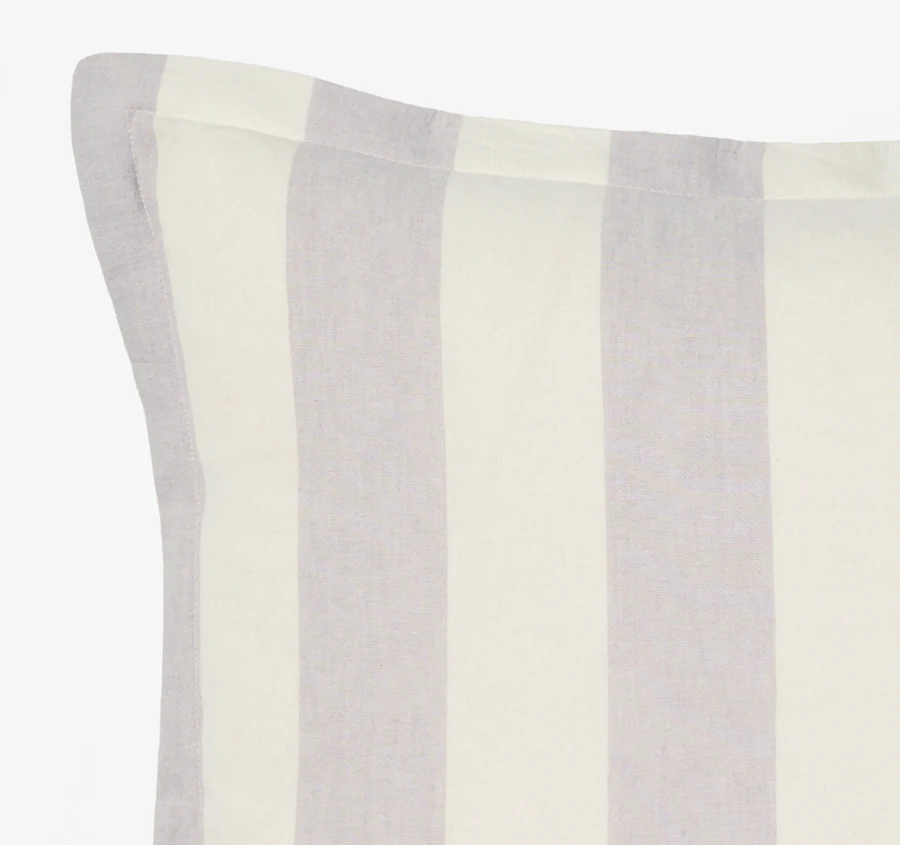 Vintage Stripe 48x48cm Filled Cushion Lavender - Image 2