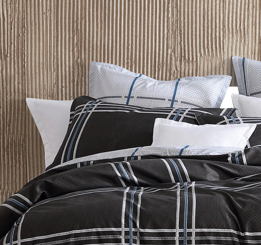 Charlie Quilt Cover Set Range Black - Image 4