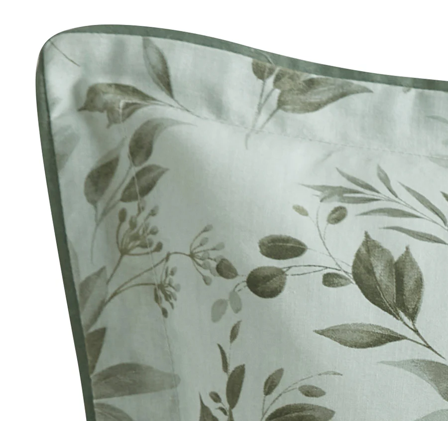 Elise European Pillowcase Sage - Image 2