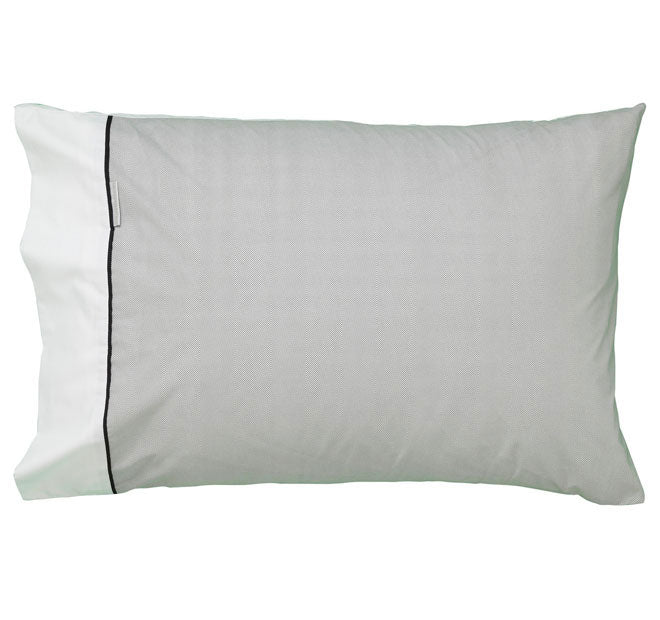 Essex Standard Pillowcase Pair Pewter - Image 2