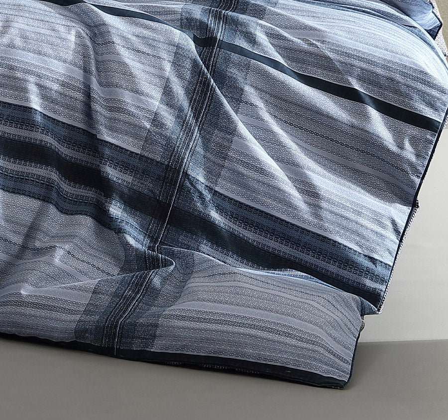 Georgio Quilt Cover Set Range Navy - Image 3