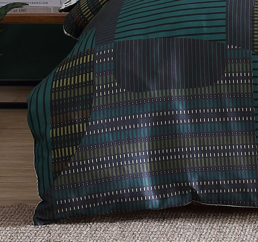 Hemsworth Quilt Cover Set Range Charcoal - Image 2