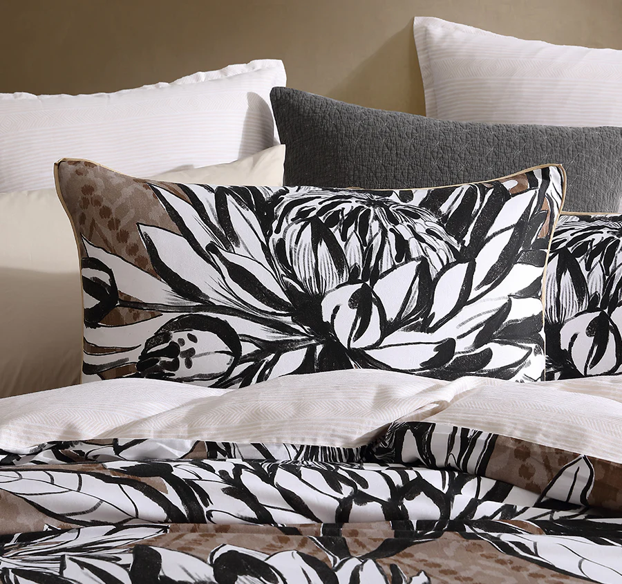 Hinton Quilt Cover Set Range Black - Image 4