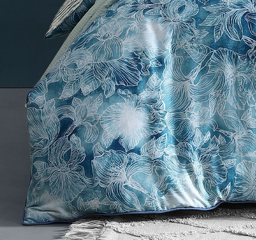 Kiama Quilt Cover Set Range Blue - Image 3