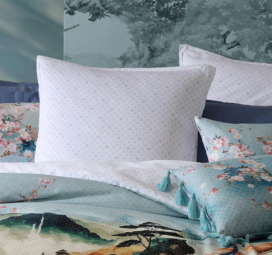 Kinobo European Pillowcase Blue - Image 3