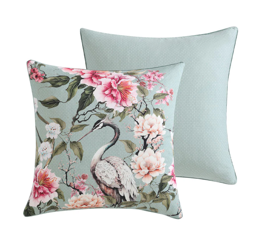 Lisha European Pillowcase Sage - Image 4