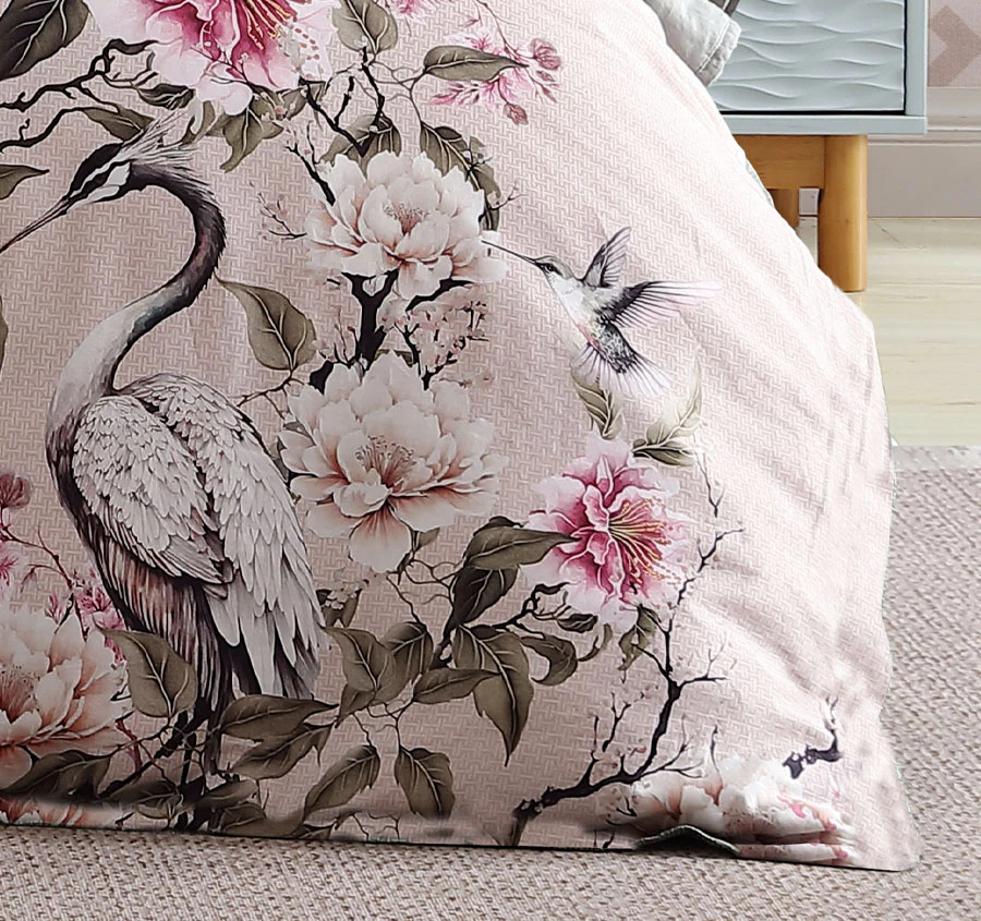 Lisha Quilt Cover Set Range Rose - Image 3