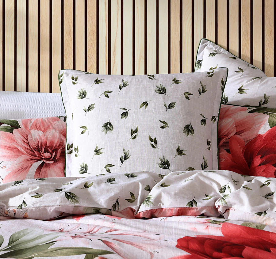 Phoebe European Pillowcase Rose - Image 3