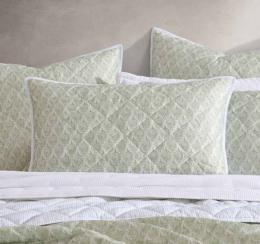 Shelby Coverlet Set Range Sage - Image 4