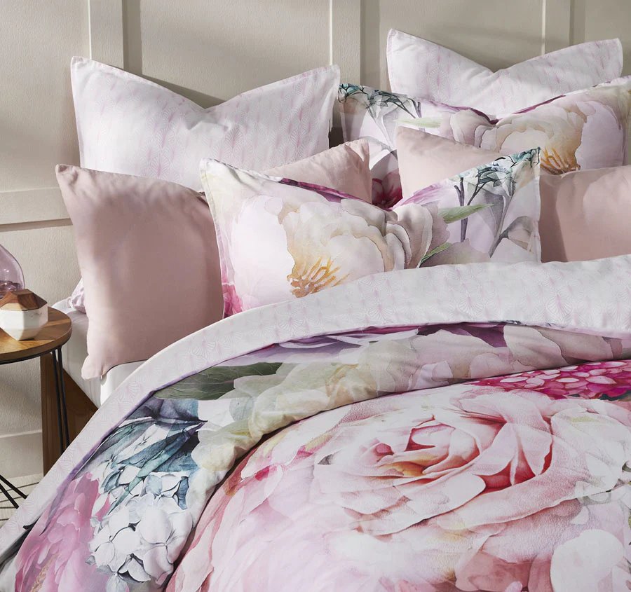 Summer Daze Quilt Cover Set Range Pink - Image 4