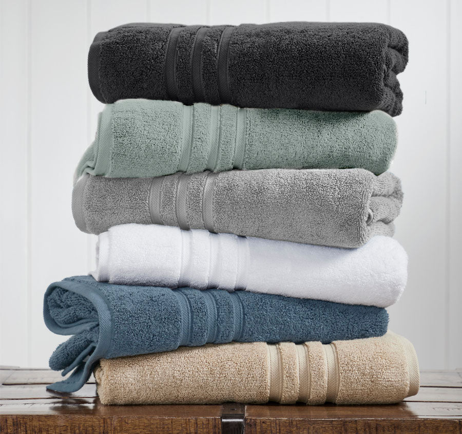 Super Duet 6 Piece 575GSM Cotton Towel Set Blue - Image 3