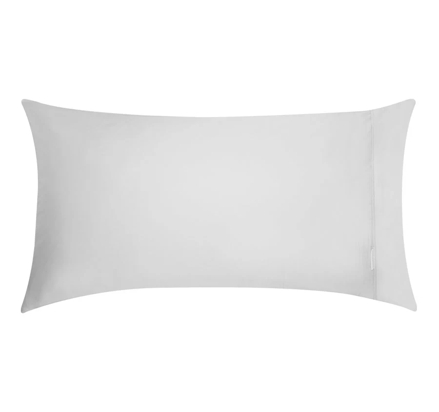 400THC Egyptian Luxury King Pillowcase Pair Silver