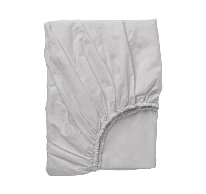 400THC Egyptian Luxury Mega Fitted Sheet Range Silver - Image 3