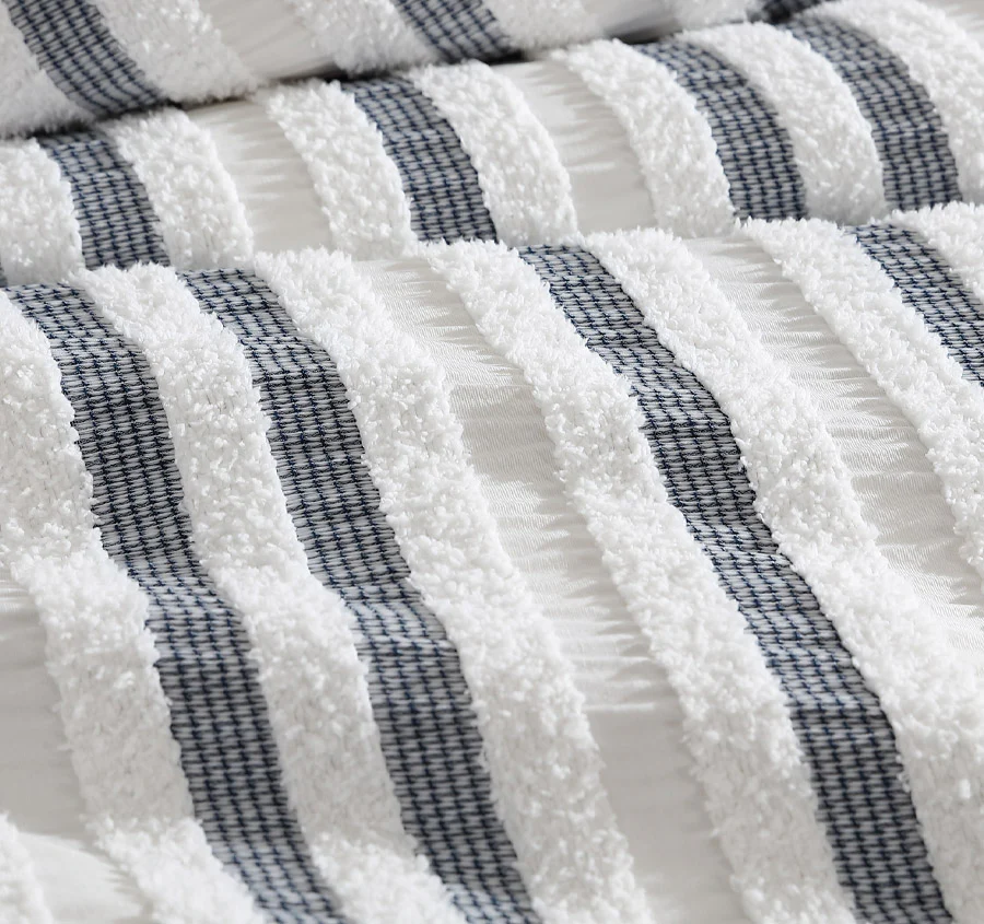 Boston Quilt Cover Set Range White - Image 2