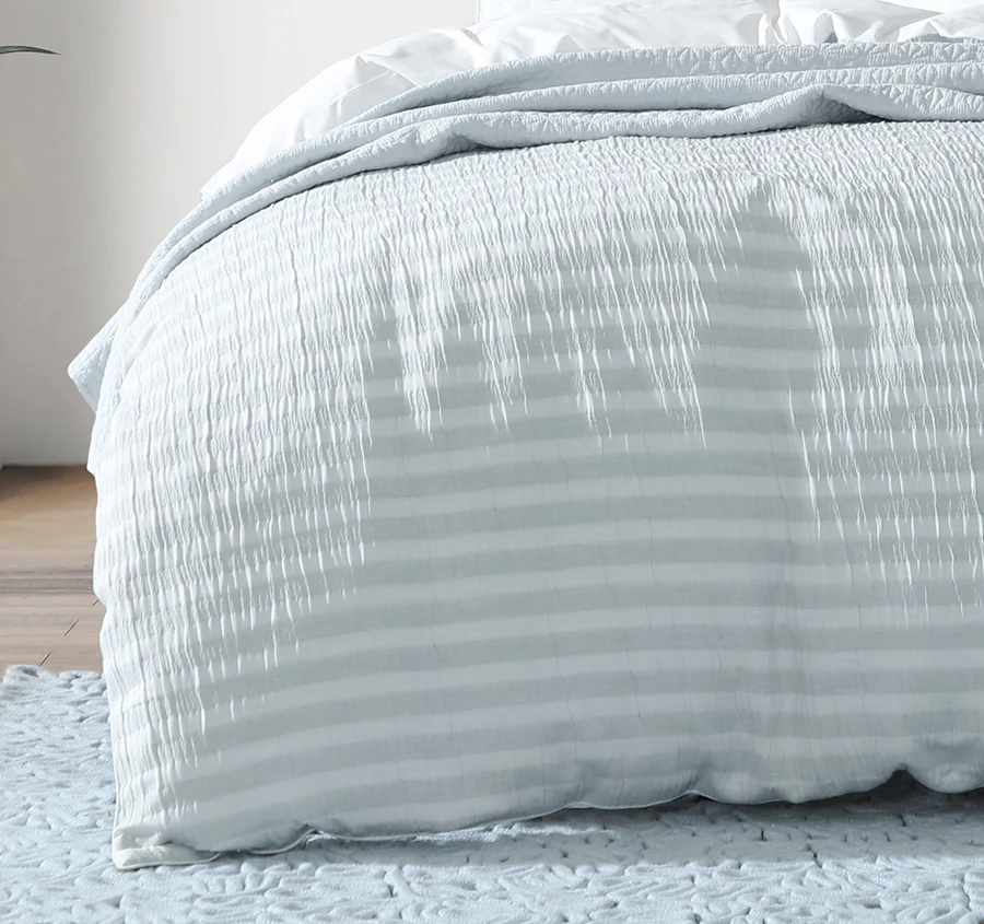Emmet Quilt Cover Set Range Sage - Image 3