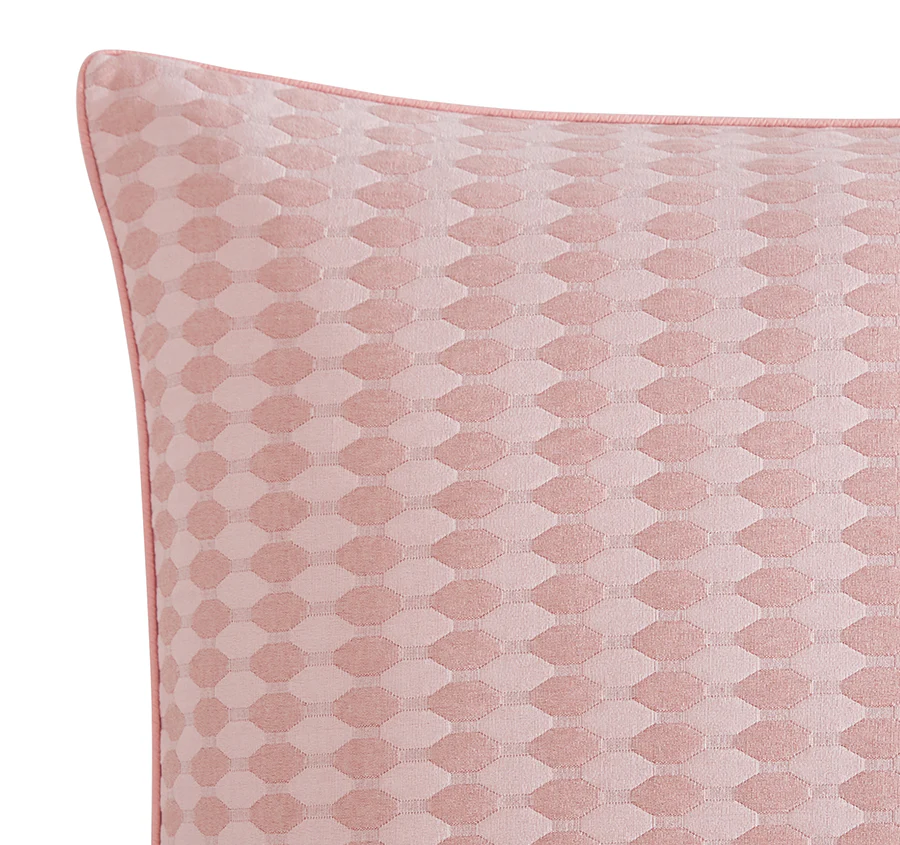 Frankie European Pillowcase Blush - Image 2
