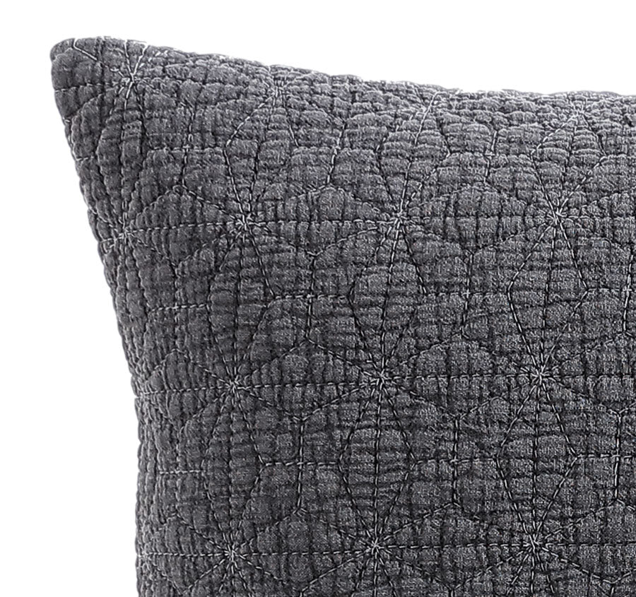 Kayo Standard Pillowsham Pair Charcoal - Image 2