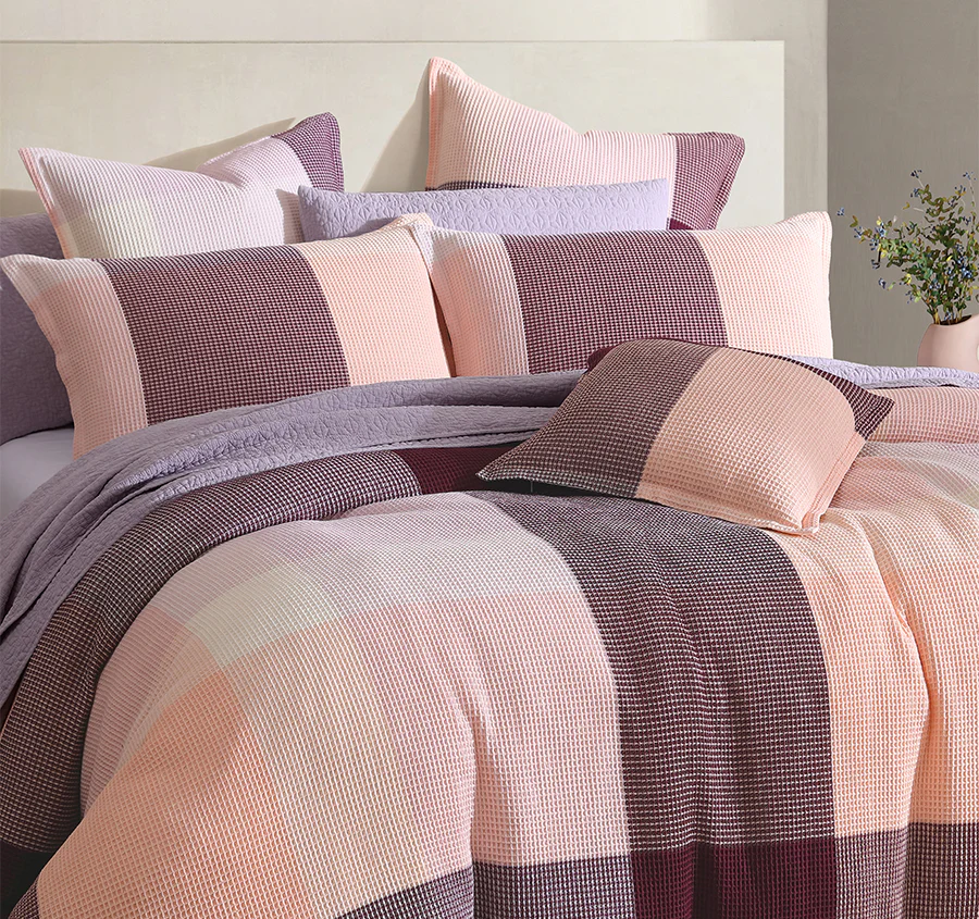 Sadie Quilt Cover Set Range Blush - Image 5