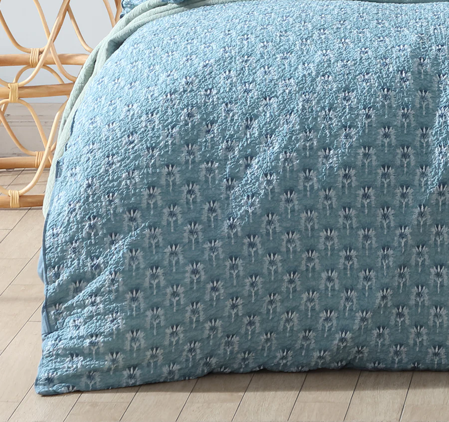 Santa Fe Quilt Cover Set Range Teal - Image 3