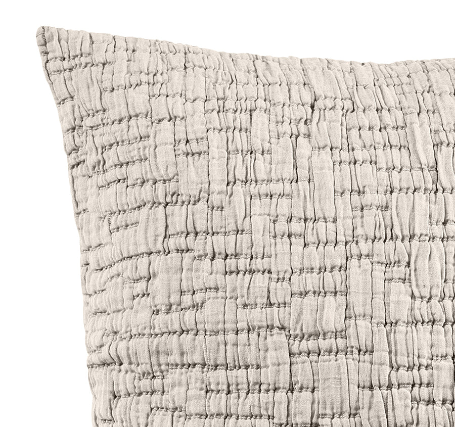 Livie European Pillowcase Bark - Image 2