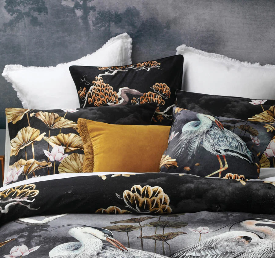 Orient 50x50cm Filled Cushion Midnight - Image 3