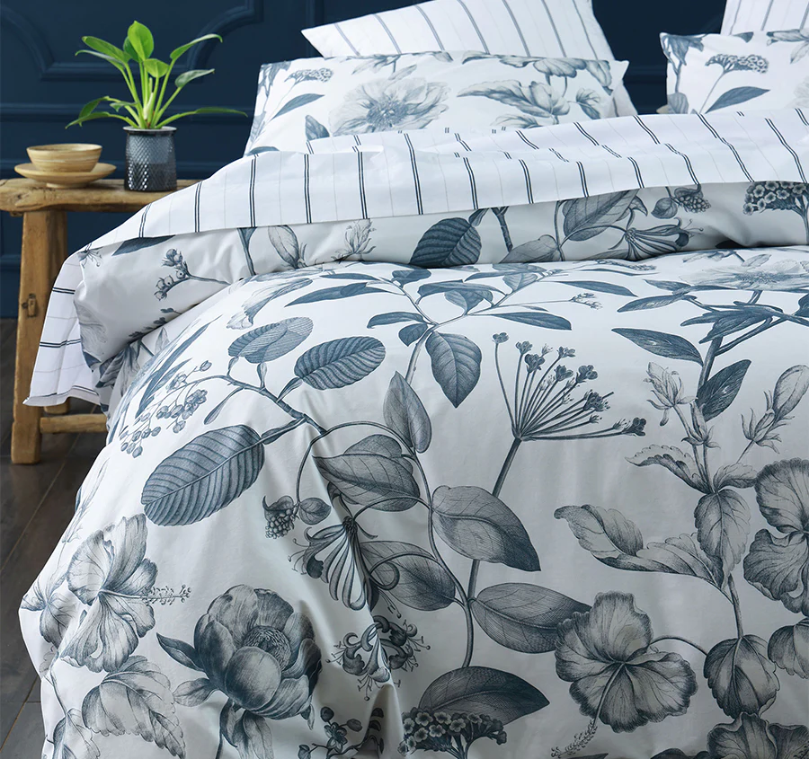 Pure Botanical Quilt Cover Set Range Bluestone - Image 5