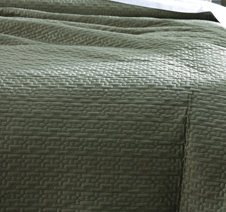 Terrace Coverlet Set Range Thyme - Image 2