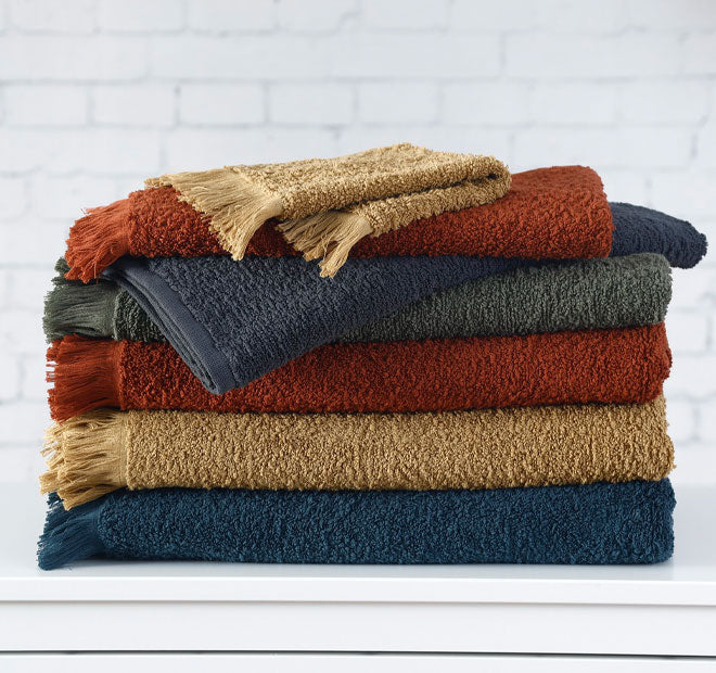 Tusca 700GSM Cotton Bath Towel Range Amber - Image 3