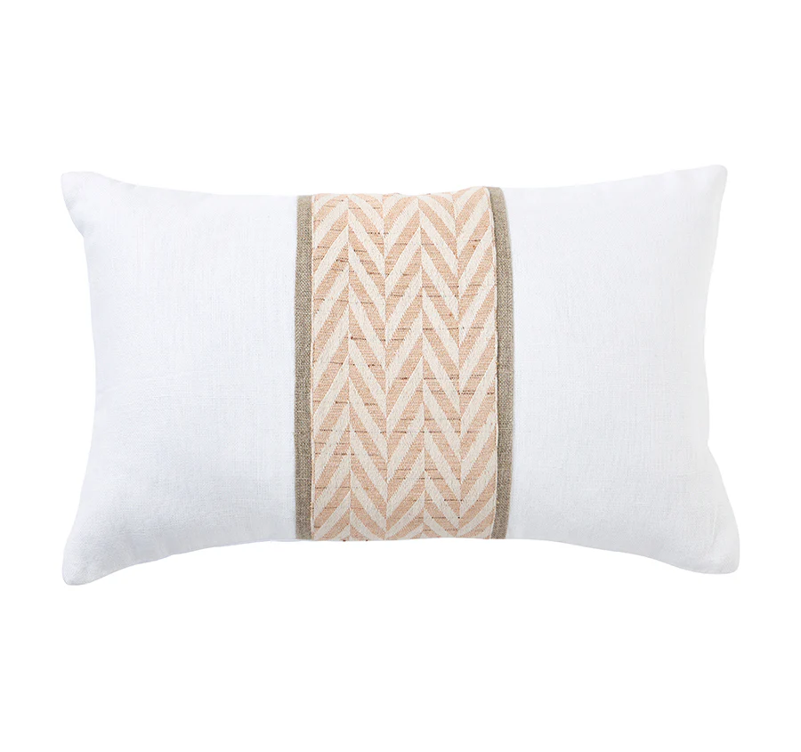 Allesia Linen Stripe 30x50cm Filled Cushion